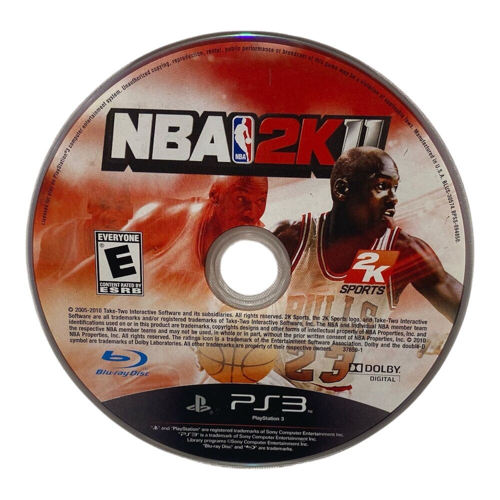 NBA 2K11 For PlayStation 3 2010 Video Game Disc Only No Original Case